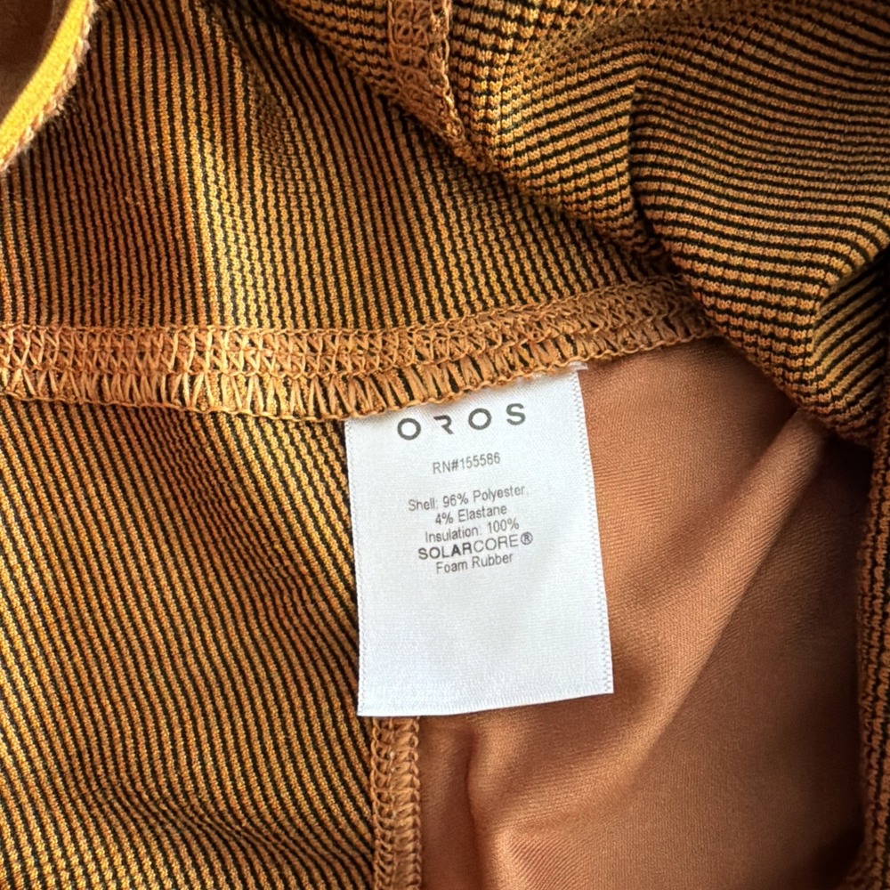 Oros Find Your Beyond Women's Long Sleeve Shirt Orange Size Small Pullover - Picture 6 of 6